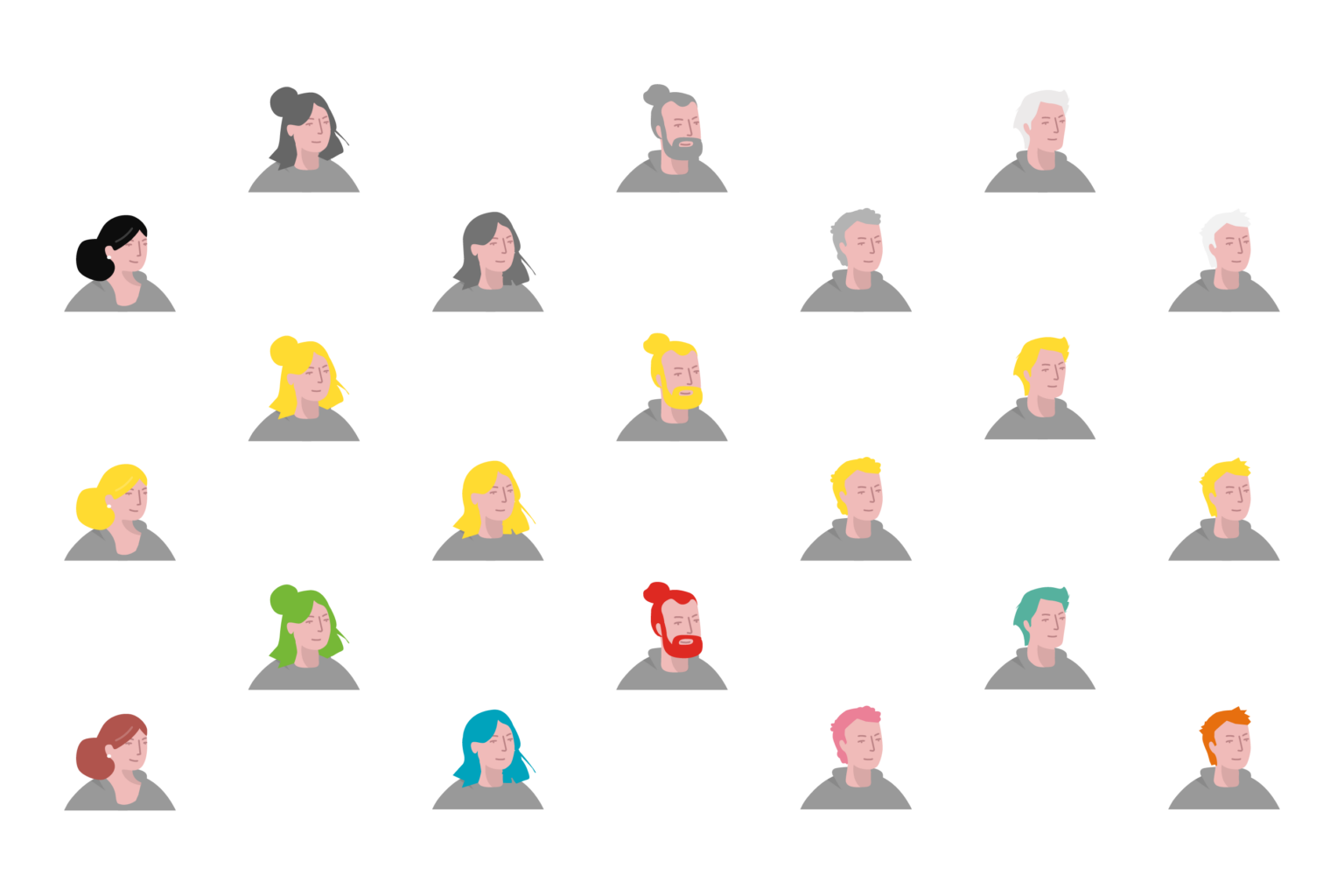 Corporate illustration Library, Cornelsen, Illustration by Damien Cauzard